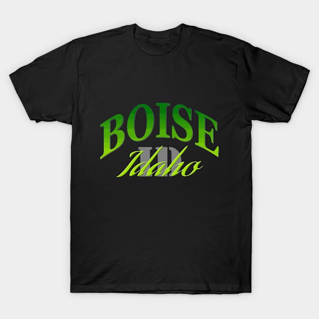 City Pride: Boise, Idaho T-Shirt by Naves